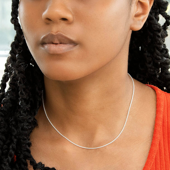 Sterling Silver Belcher Chain 16 Inch 7609285 2