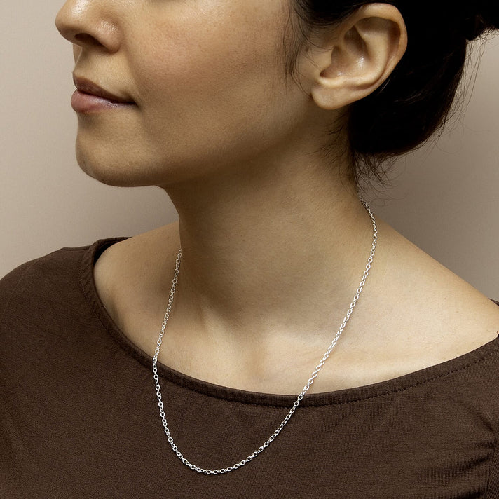 Sterling Silver Belcher Chain 18 Inch 7611200 2