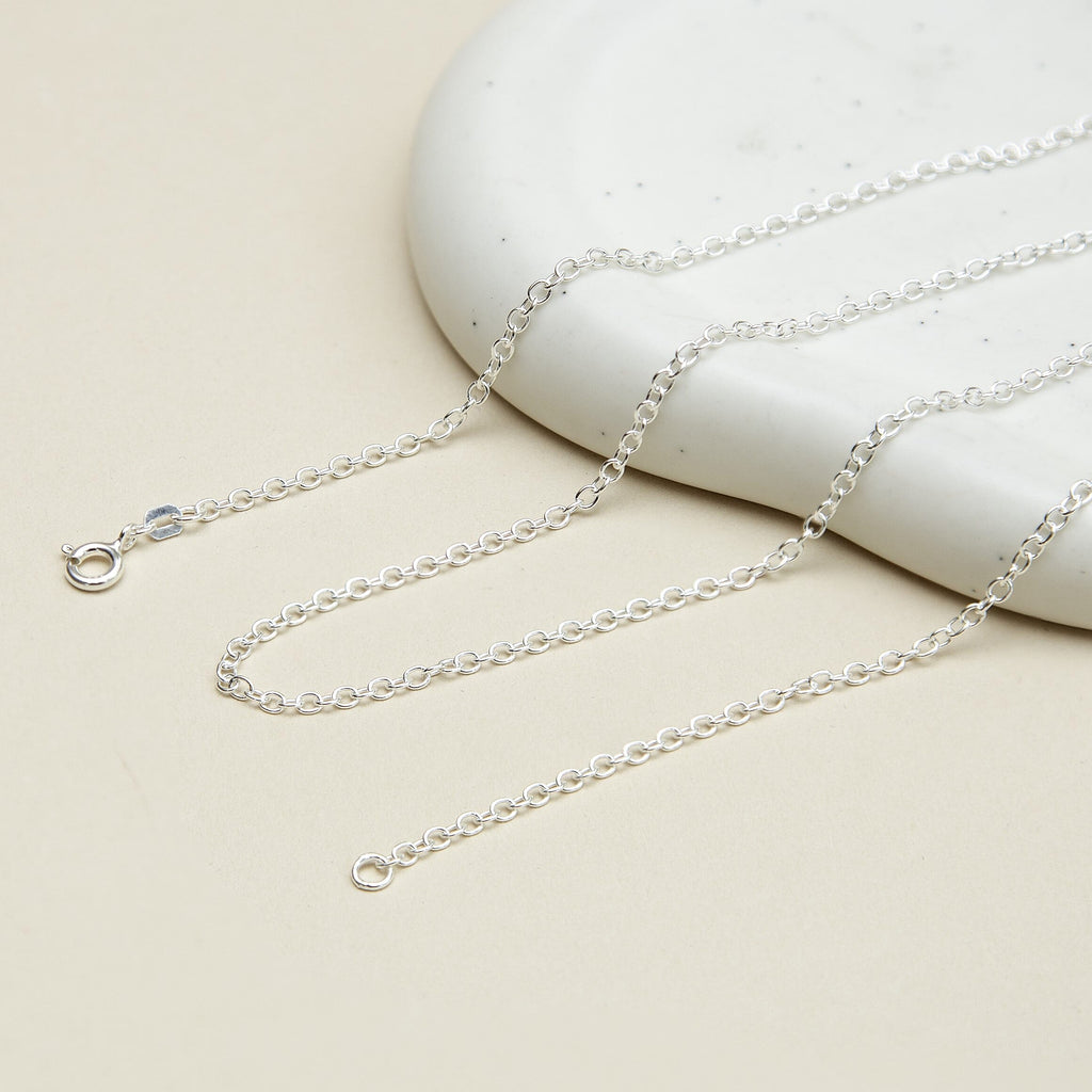 Sterling Silver Chain (Size - 18)