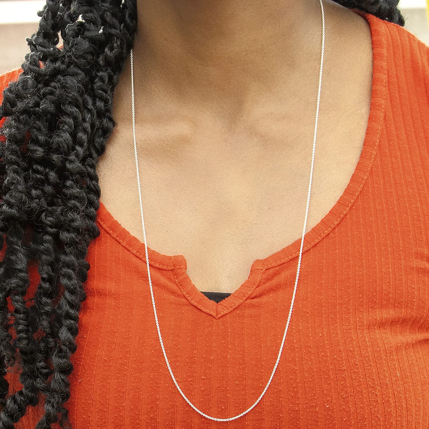 Sterling Silver Belcher Chain 30 Inch 7609294 1