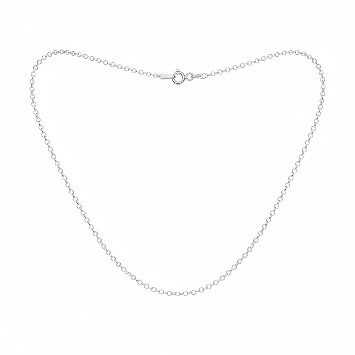 Sterling Silver Belcher Necklace (Size 36) 8376259 0