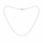 Sterling Silver Belcher Necklace (Size 36)