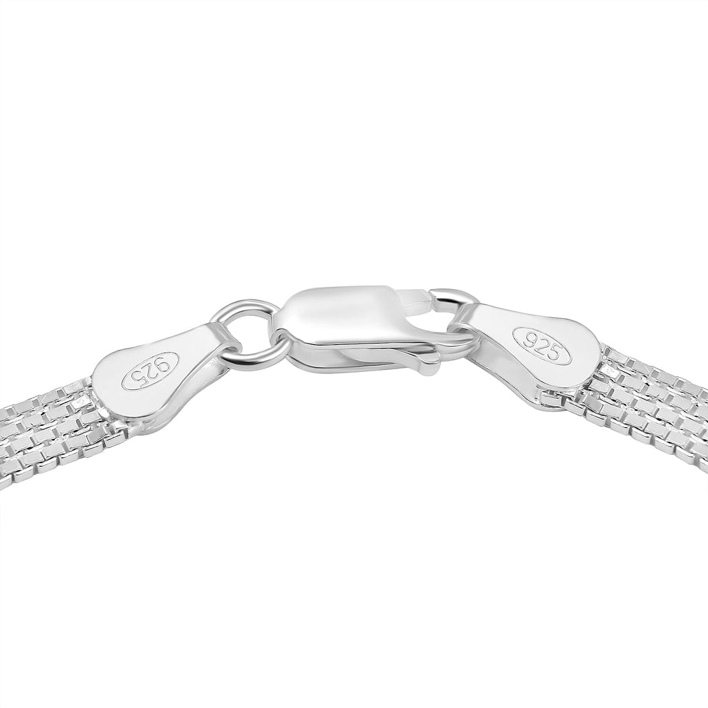 Mega Close Out Deal- Sterling Silver Box Bracelet (Size - 7.5)
