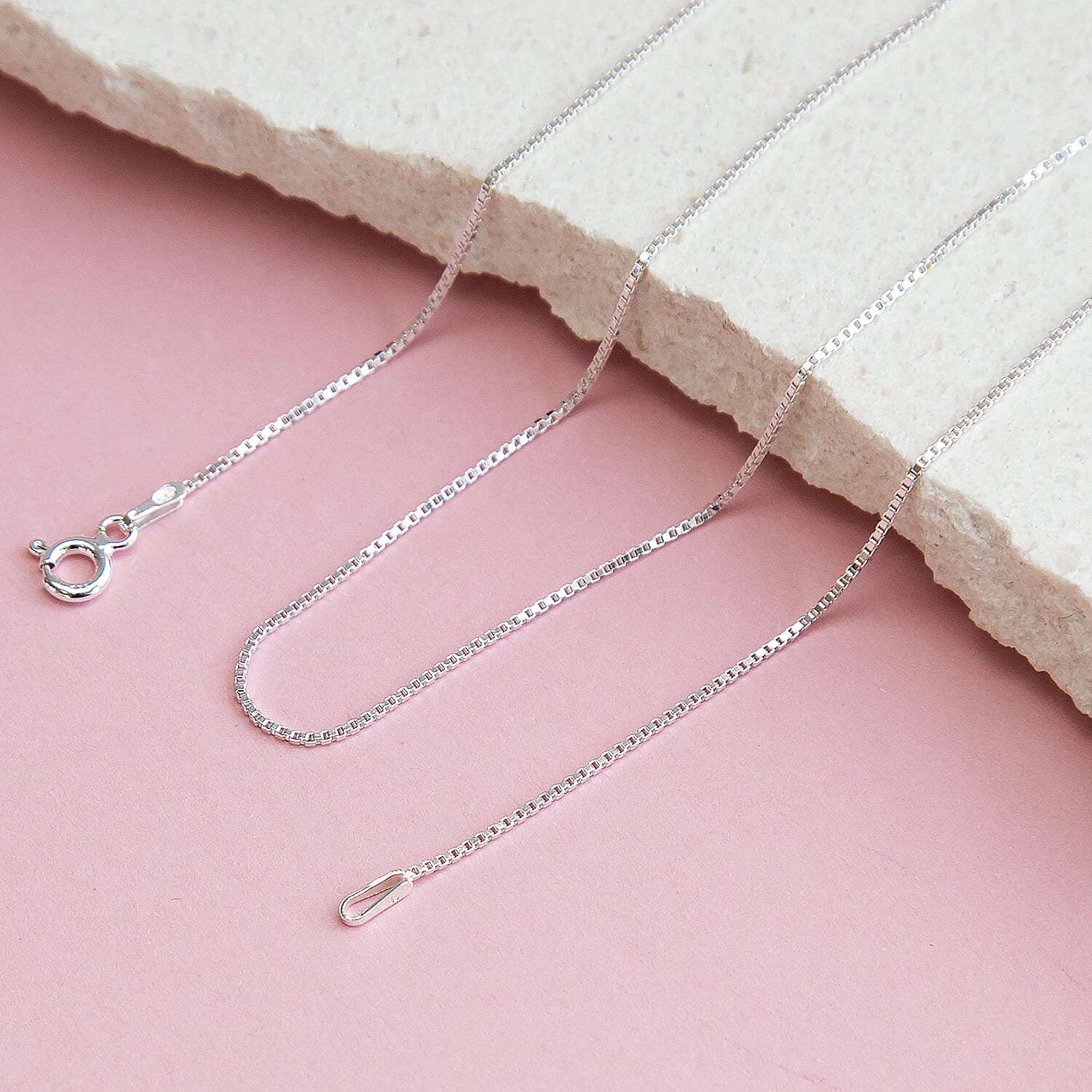 Sterling Silver Box Chain  14 Inch 7618377 2