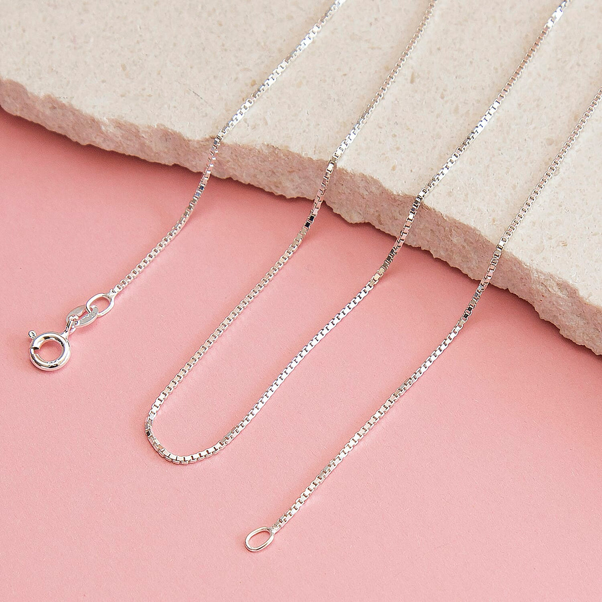 Sterling Silver Box Chain 20 Inch 7618202 2