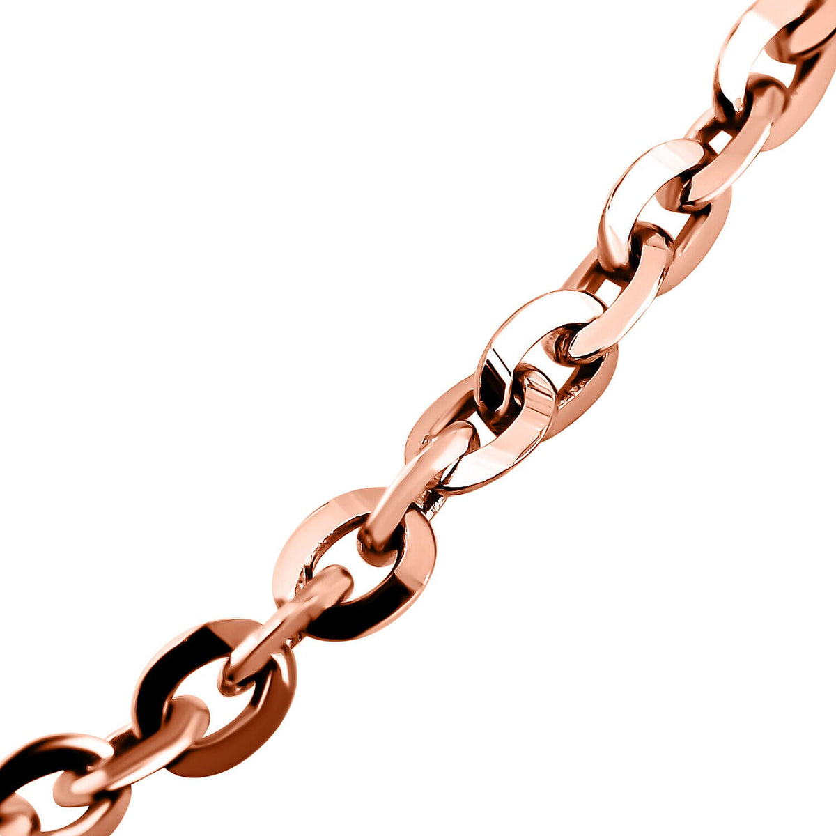 Rose Gold Plated Sterling Silver Bracelet (Size - 7.25) V32757347 2
