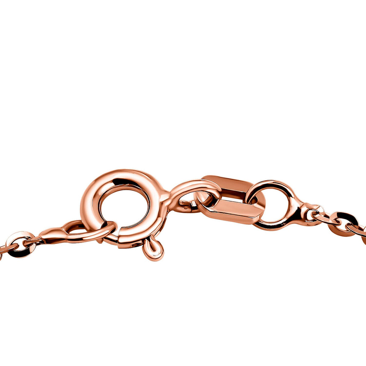Rose Gold Plated Sterling Silver Bracelet (Size - 7.25) V32757347 3