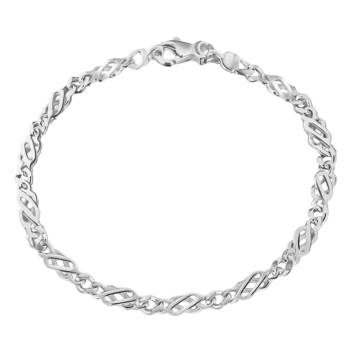Sterling Silver Celtic Link Bracelet (Size - 7.25) 7729221 0