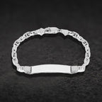 Sterling Silver Bracelet (Size - 7.5),  Silver Wt. 10.2 Gms