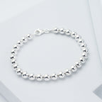 Sterling Silver Bracelet (Size - 7.5),  Silver Wt. 11.4 Gms