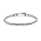 One Time Closeout - Sterling Silver Borobudor Bracelet (Size - 7), Silver Wt. 17.00 Gms.