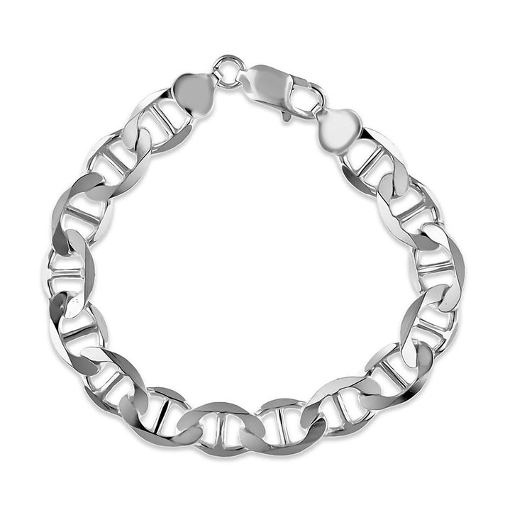 Sterling Silver Flat Rambo Bracelet 7.5 Inch 7313291 1