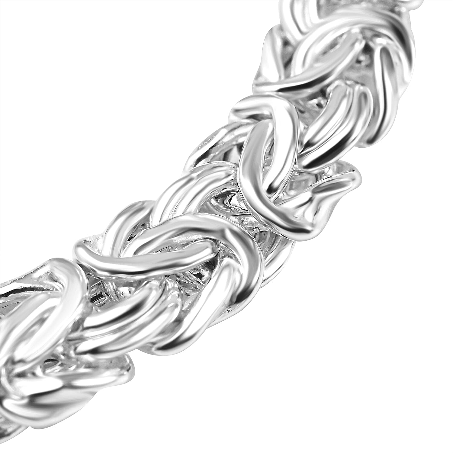 Byzantine Bracelet With Senorita Clasp (Size - 7.5)in Sterling Silver 7722879 2
