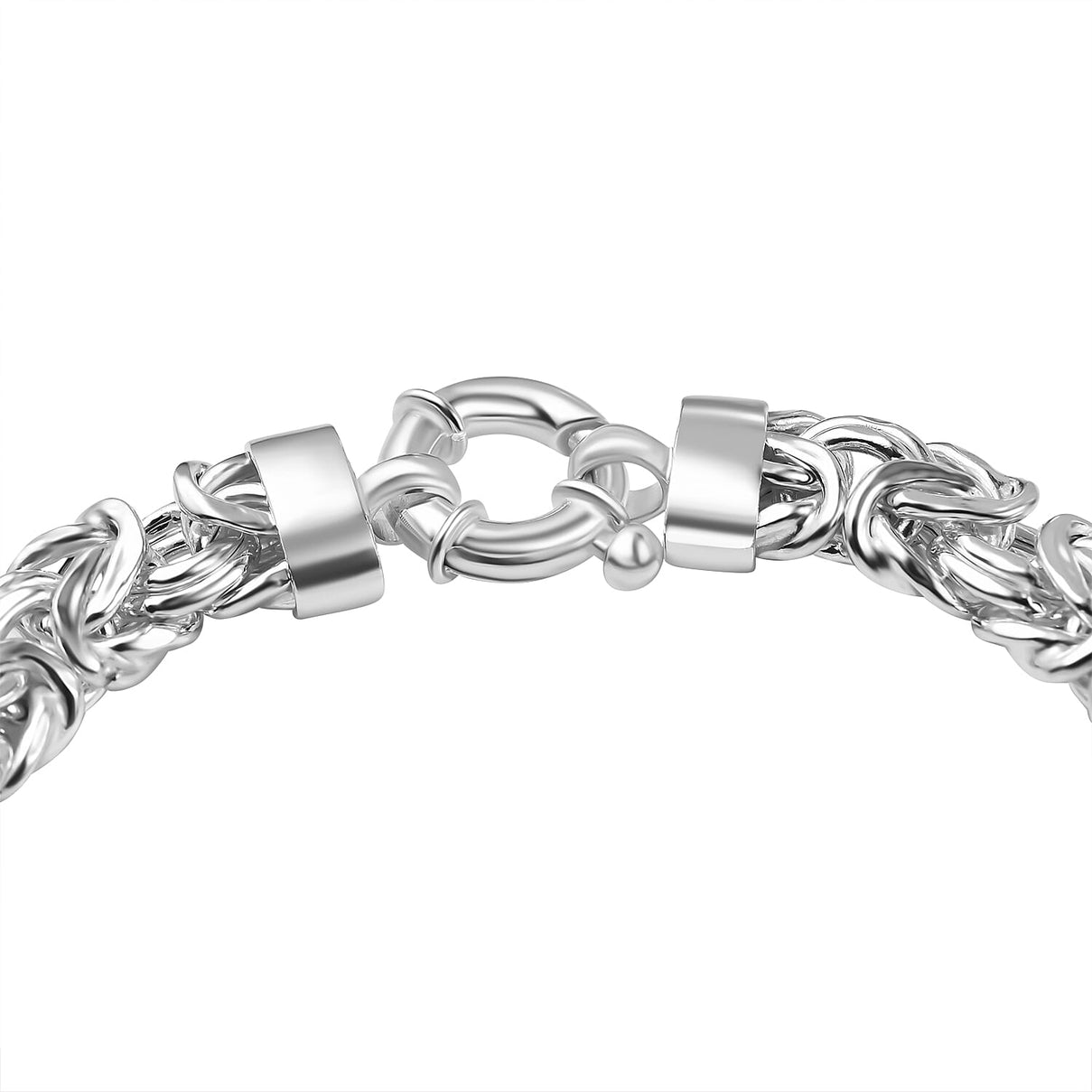 Byzantine Bracelet With Senorita Clasp (Size - 7.5)in Sterling Silver 7722879 3