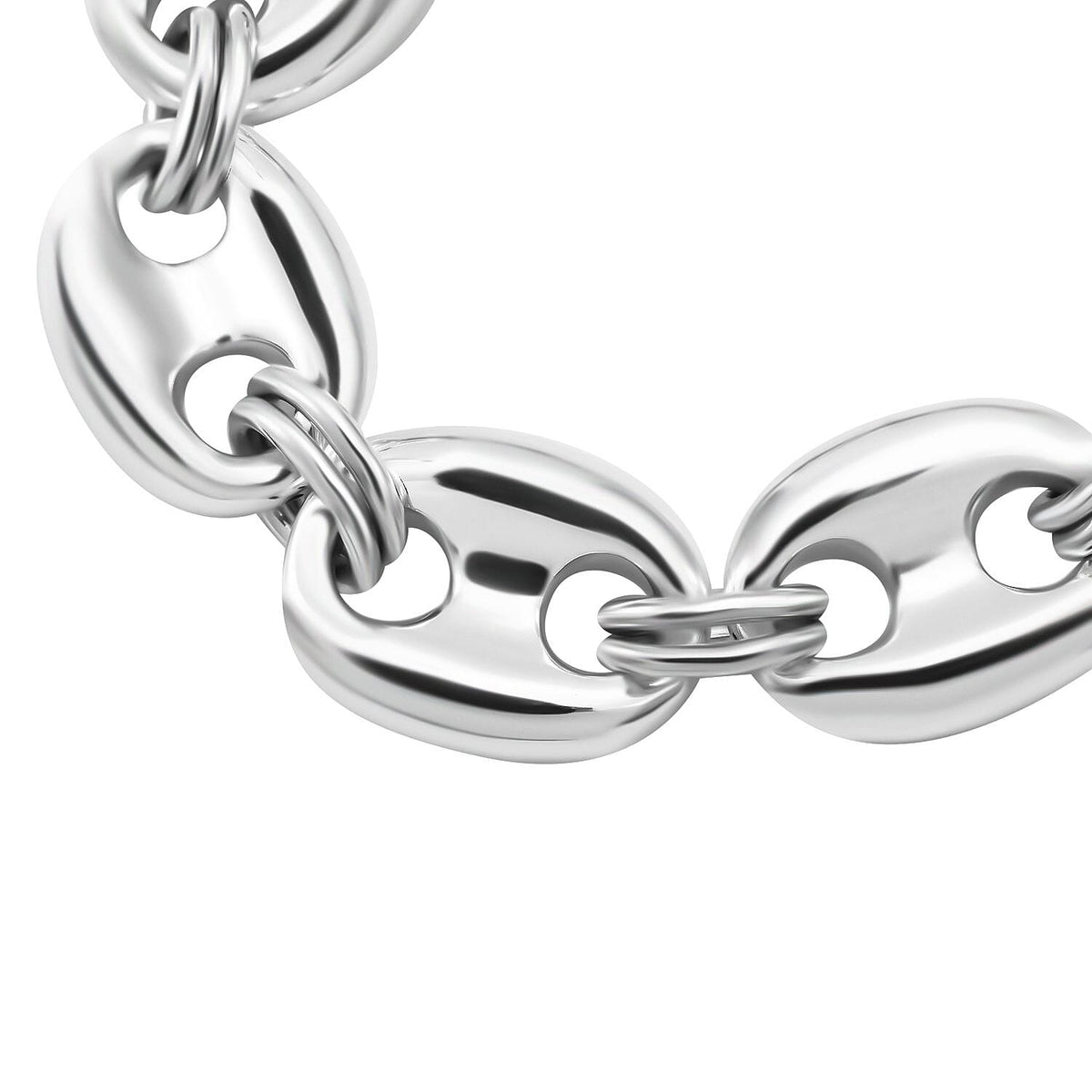 Bangkok Close Out Deal - Sterling Silver Designer Inspired Mariner Bracelet (Size - 7.5) 25.78 Gms. 7801438 2