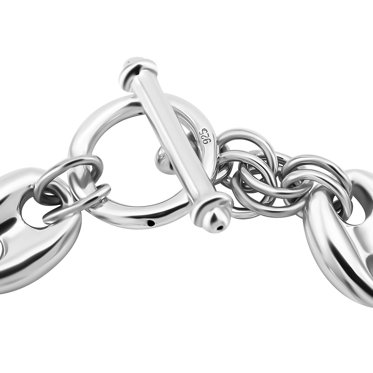 Bangkok Close Out Deal - Sterling Silver Designer Inspired Mariner Bracelet (Size - 7.5) 25.78 Gms. 7801438 3