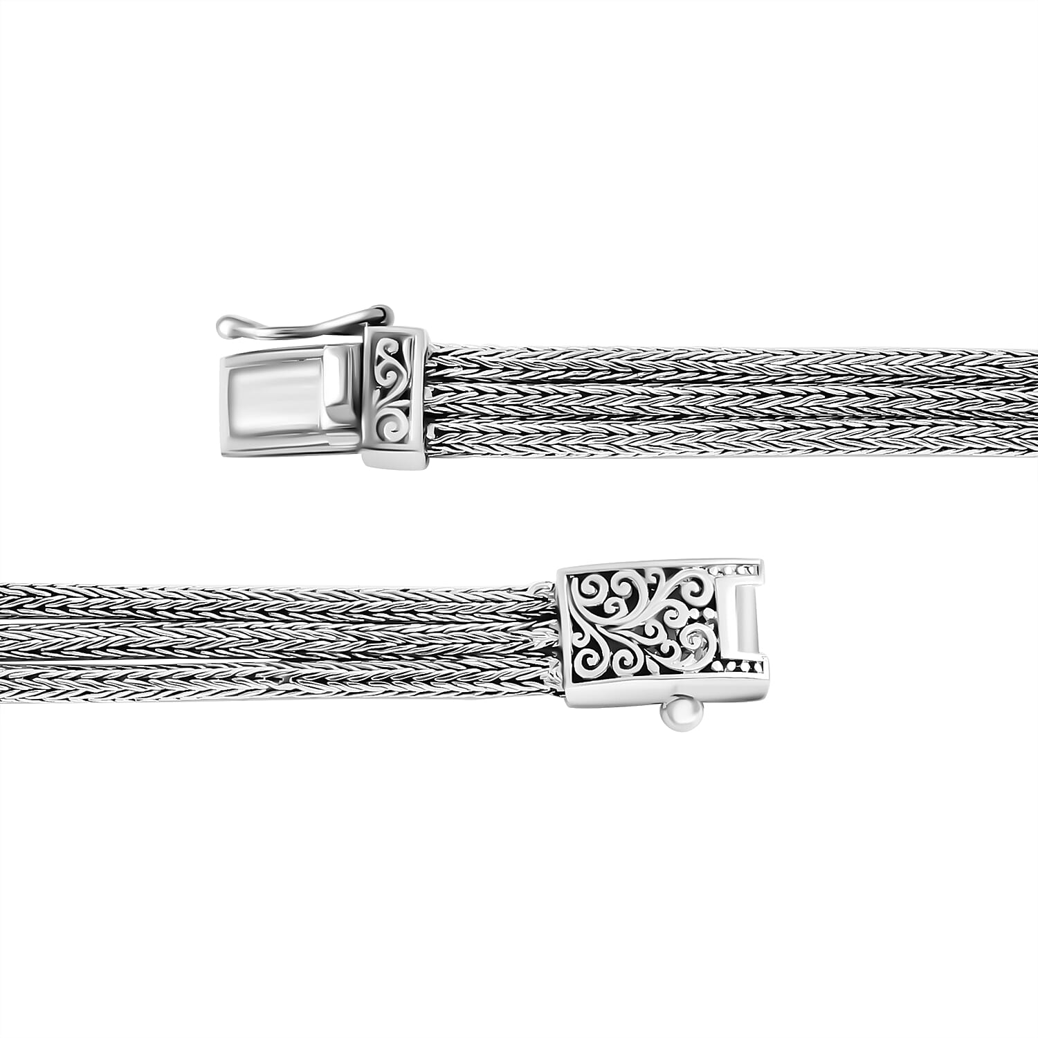 Sterling Silver Bracelet (Size 7.5), Silver Wt. 26.30 Gms. 7748797 4