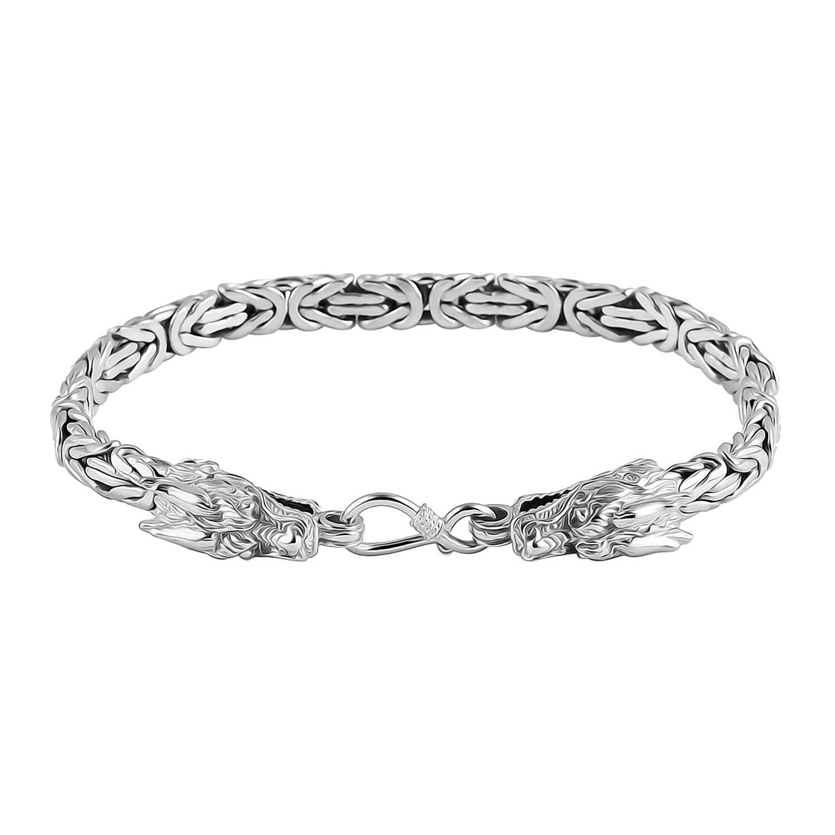 Royal Bali Collection Sterling Silver Byzantine Bracelet (Size - 7.5) 7959573 0