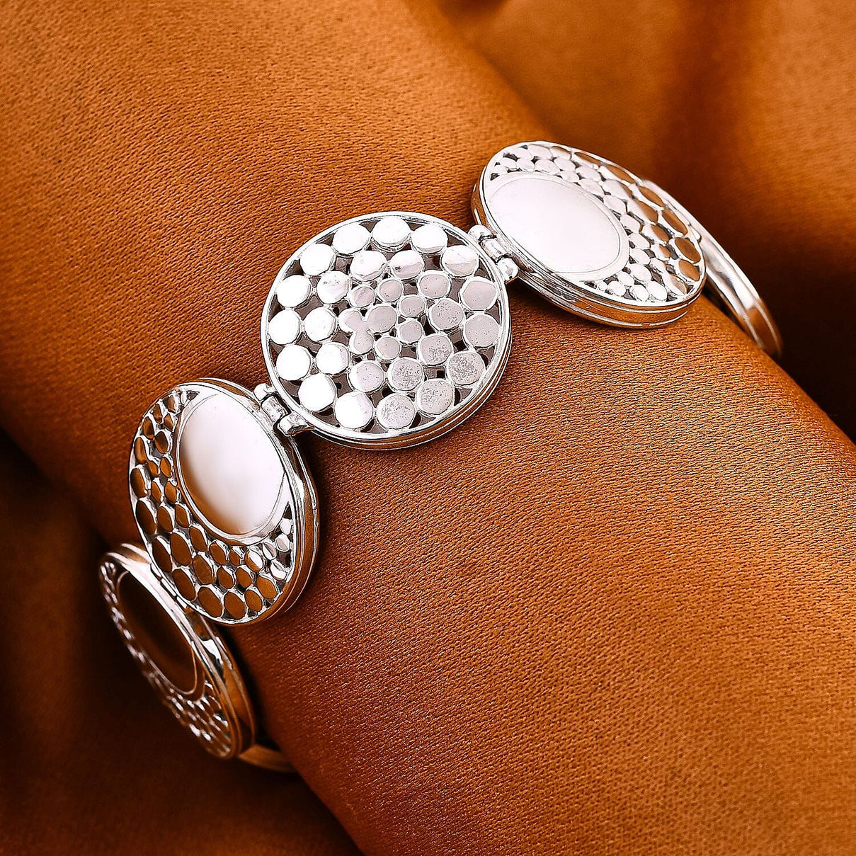 Royal Bali Collection Sterling Silver Bracelet (Size 7.5) 7749730 2