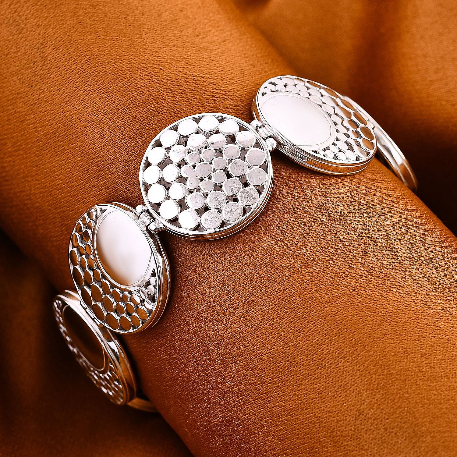 Royal Bali Collection Sterling Silver Bracelet (Size 7.5) 7749730 2