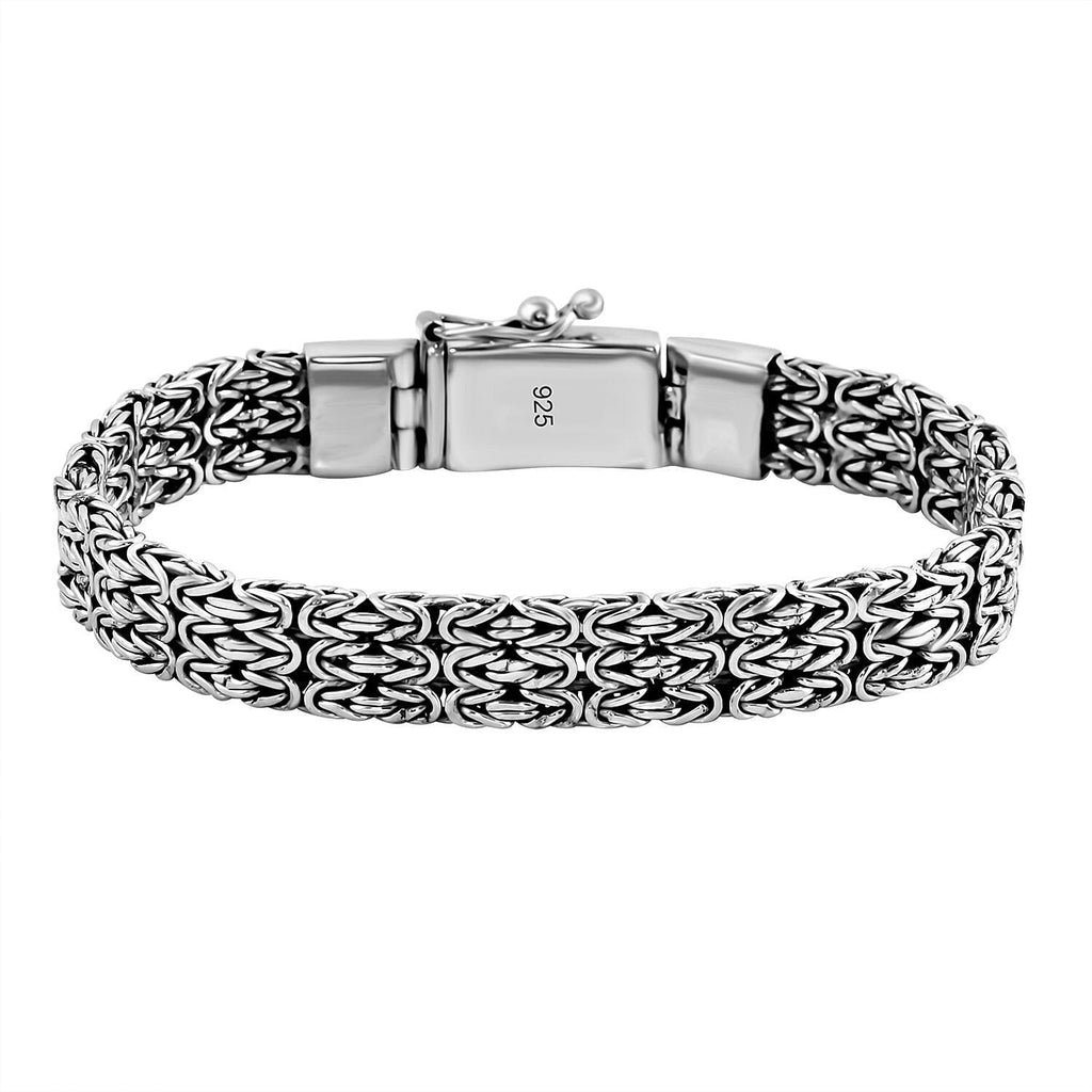 Royal Bali Collection - Sterling Silver Borobudur Bracelet (Size 8), Silver Wt. 29.00 Gms.