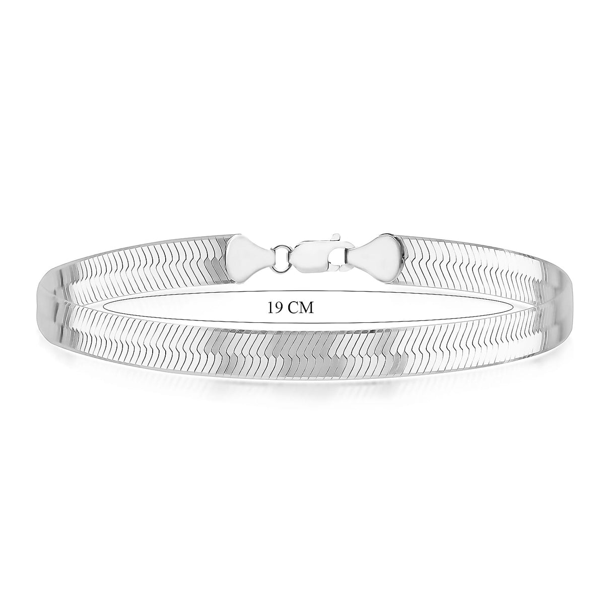 Triple Herringbone Bracelet 7.5 Inch in Sterling Silver 7567442 2
