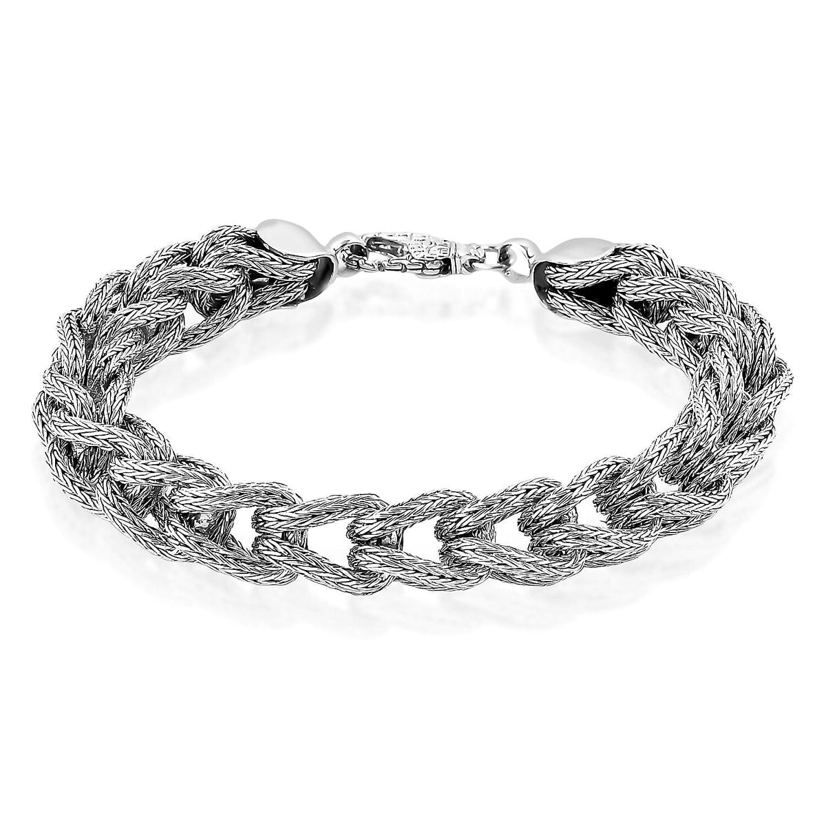 Royal Bali Collection Sterling Silver Classic Promise Bracelet (Size - 7.5) with Lobster Clasp 7749717 0