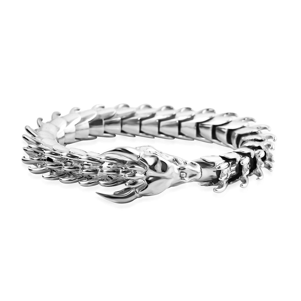 Royal Bali Collection Sterling Silver Dragon Bracelet (Size - 8.5) 7708046 0