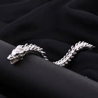 BRAND NEW - Bali Legacy Sterling Silver Dragon Bracelet (Size - 8.5), Silver Wt. 64.95 Gms.