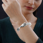 BRAND NEW - Bali Legacy Sterling Silver Dragon Bracelet (Size - 8.5), Silver Wt. 64.95 Gms.