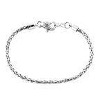 Royal Bali Collection - Sterling Silver Weave Bracelet (Size - 7.5),  Silver Wt. 7 Gms