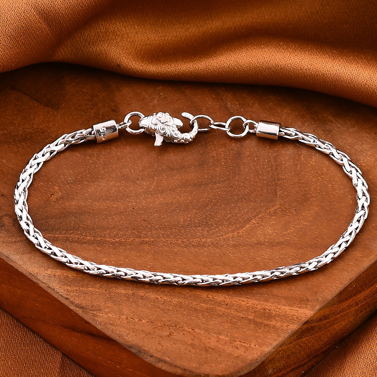 Royal Bali Collection - Sterling Silver Borobudur Bracelet (Size - 7.5) 7853265 2