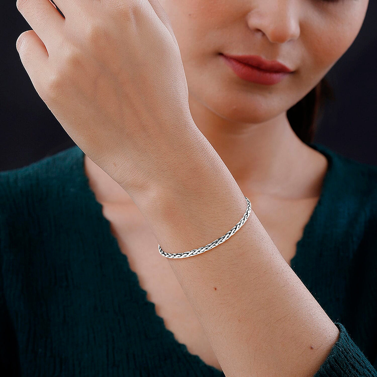 Royal Bali Collection - Sterling Silver Borobudur Bracelet (Size - 7.5) 7853265 3