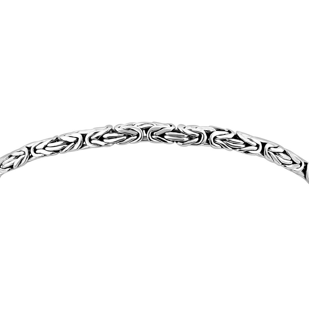 Royal Bali Collection - Handmade Sterling Silver Borobodur Bracelet (Size - 7.5) 7853279 3