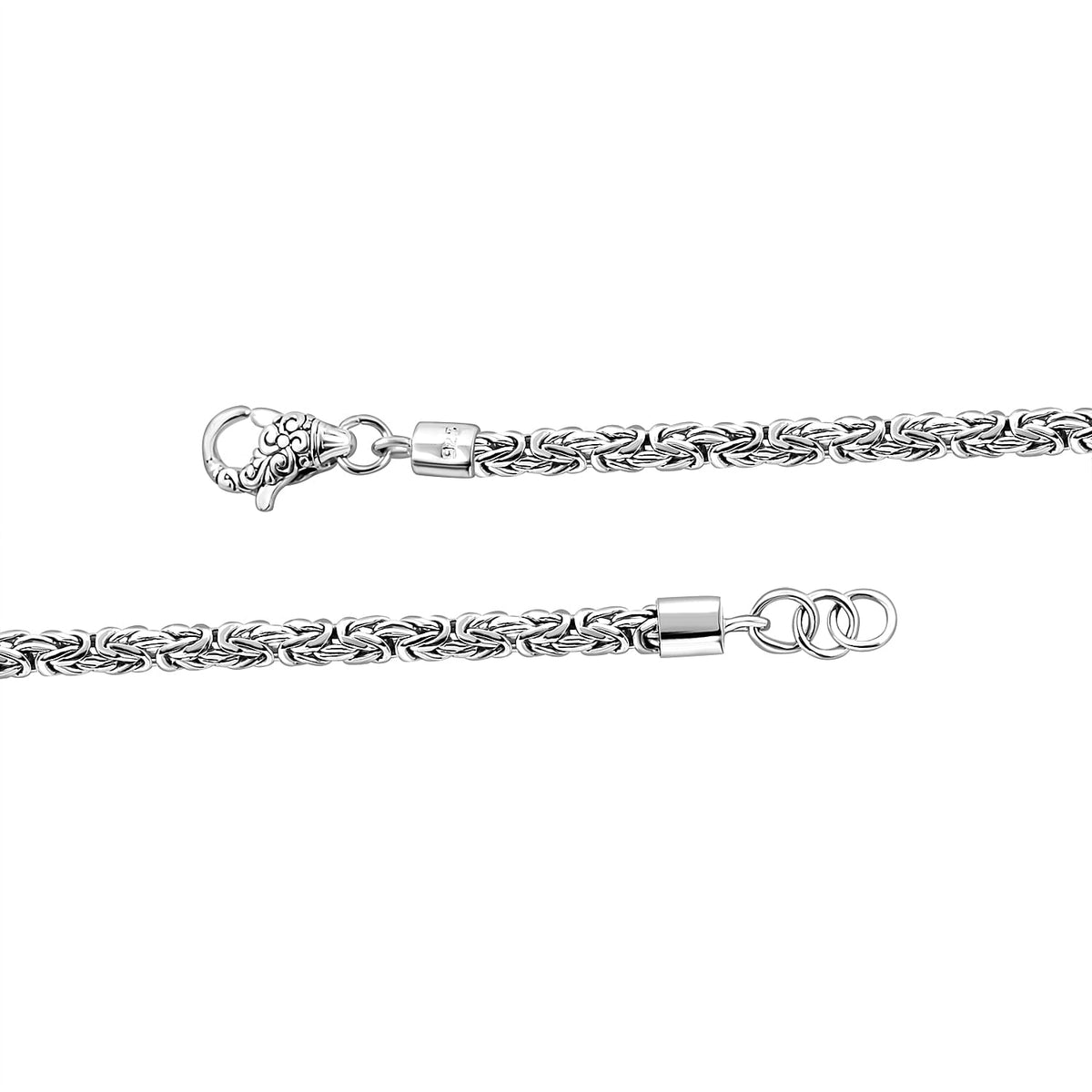 Royal Bali Collection - Handmade Sterling Silver Borobodur Bracelet (Size - 7.5) 7853279 4