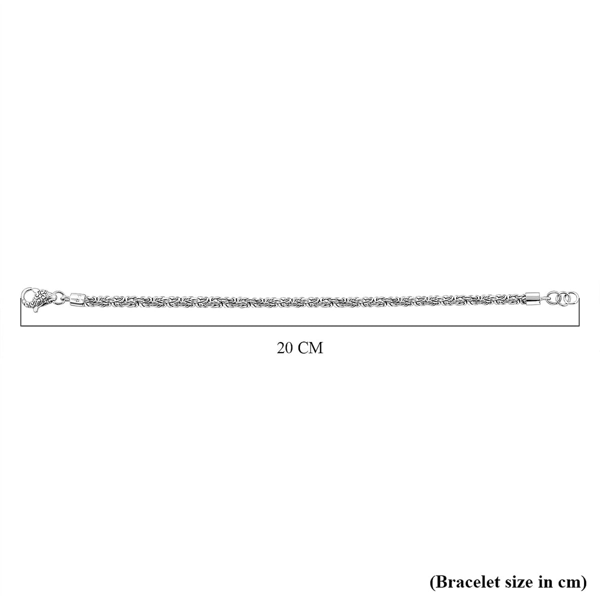 Royal Bali Collection - Handmade Sterling Silver Borobodur Bracelet (Size - 7.5) 7853279 5