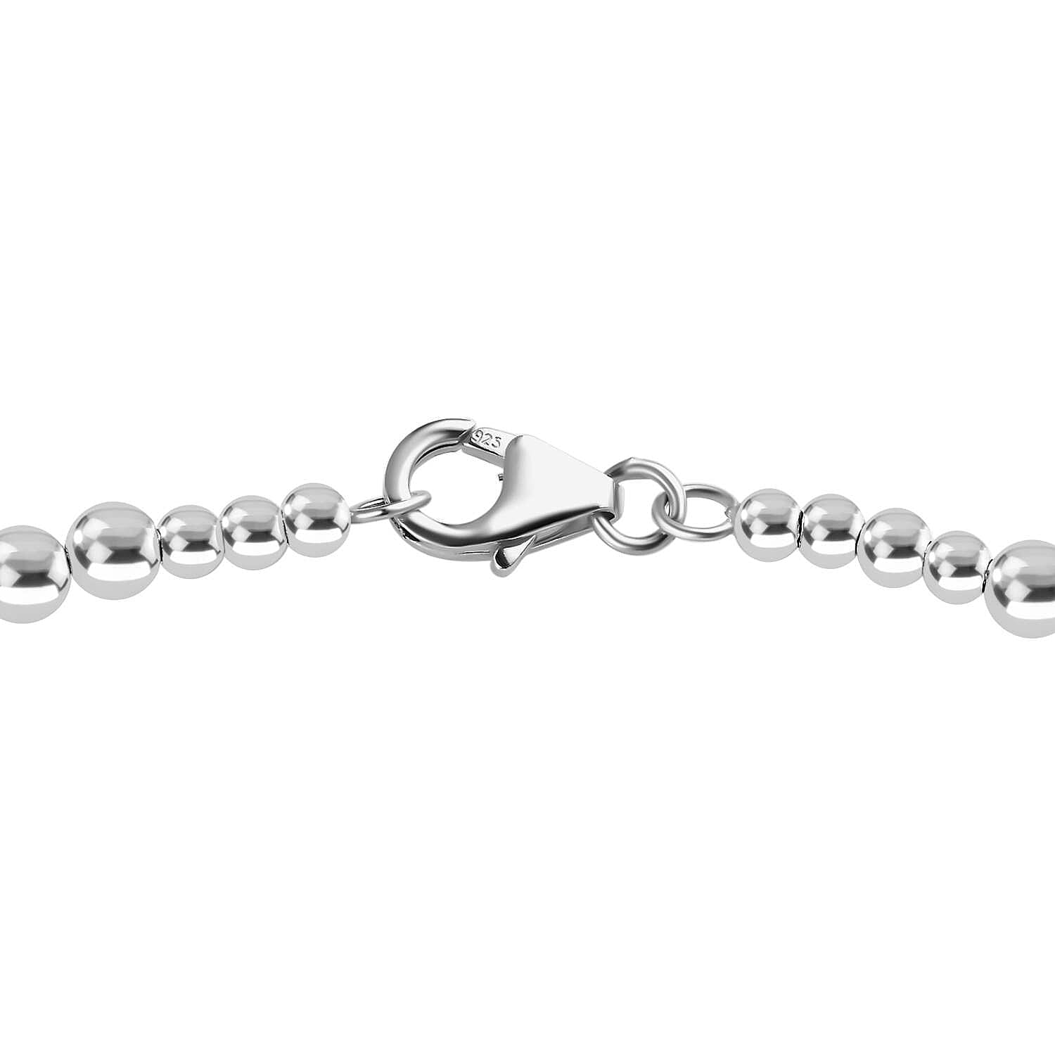 Designer Inspired - Sterling Silver Ball Bracelet (Size - 7.5) 7977152 4