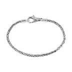 Royal Bali Collection - D'Joy Sterling Silver Borobudur Bracelet (Size - 7.5) with Lobster Clasp, Silver Wt. 9.21 Gms.