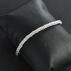 Hatton Garden Closeout Deal - Sterling Silver Spiga Bracelet (Size - 7.5)