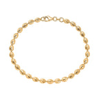 One Time Closeout  - Gold Overlay Sterling Silver  Bracelet (Size - 7.5