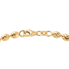 One Time Closeout  - Gold Overlay Sterling Silver  Bracelet (Size - 7.5