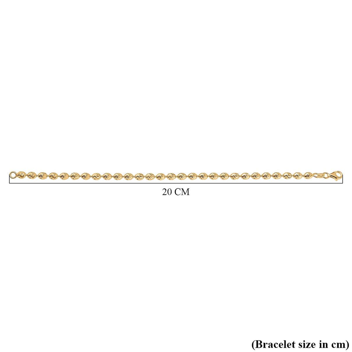 One Time Closeout  - Gold Overlay Sterling Silver  Bracelet (Size - 7.5 7668432 4