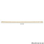 One Time Closeout  - Gold Overlay Sterling Silver  Bracelet (Size - 7.5
