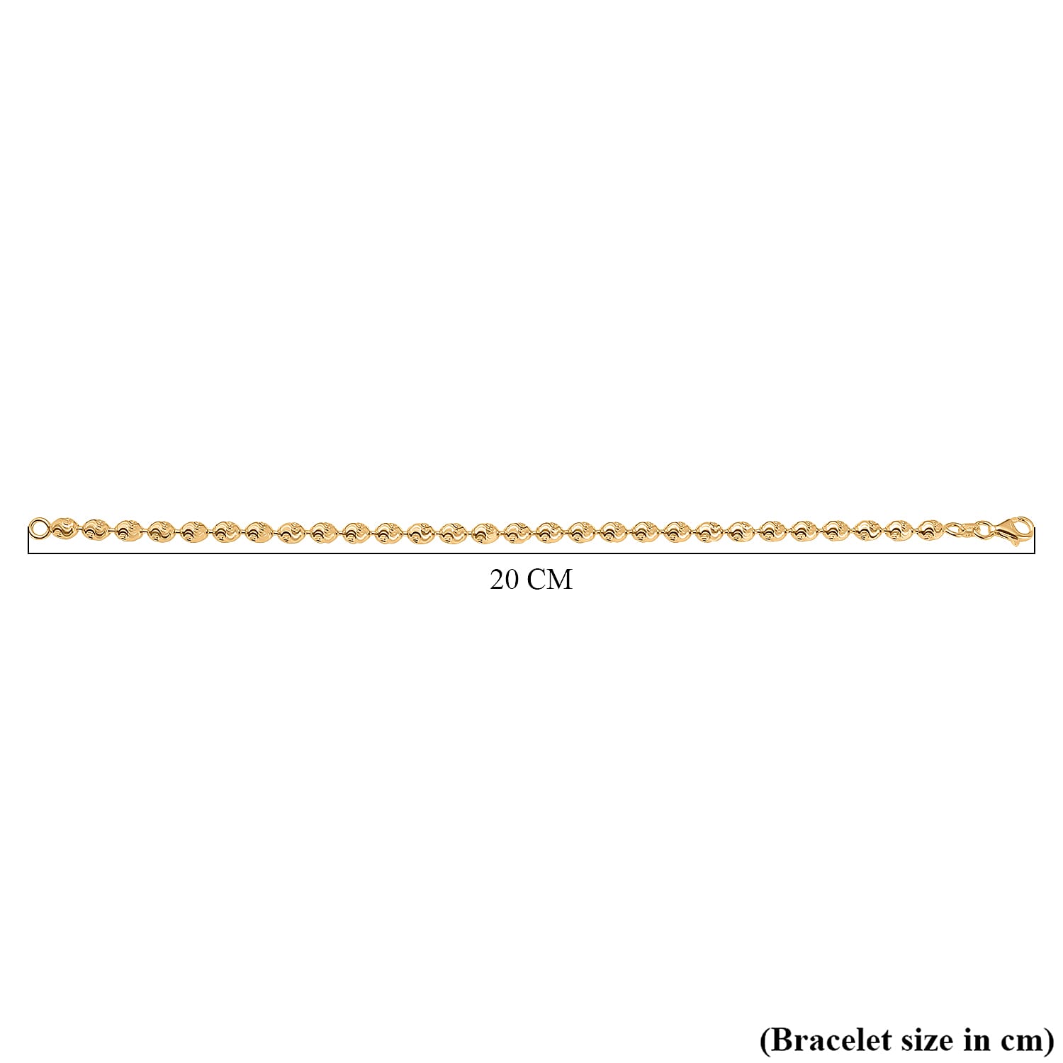 One Time Closeout  - Gold Overlay Sterling Silver  Bracelet (Size - 7.5 7668432 4
