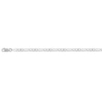 Sterling Silver Figaro Bracelet (Size - 7.5)