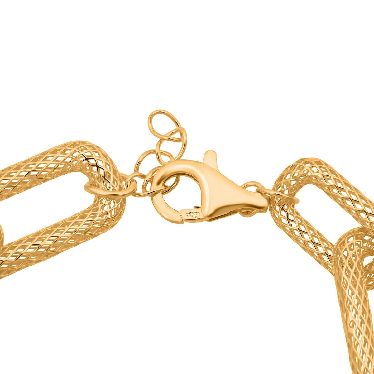 Treasures of Siam - Yellow Gold Plated Sterling Silver Bracelet (Size - 7-1 Ext) 8194442 2