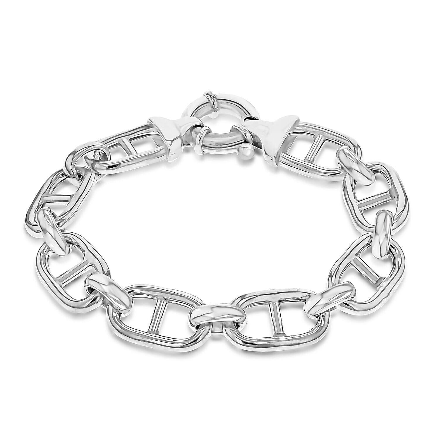 Sterling Silver Rambo Chain Bracelet 7 Inch 7313282 0