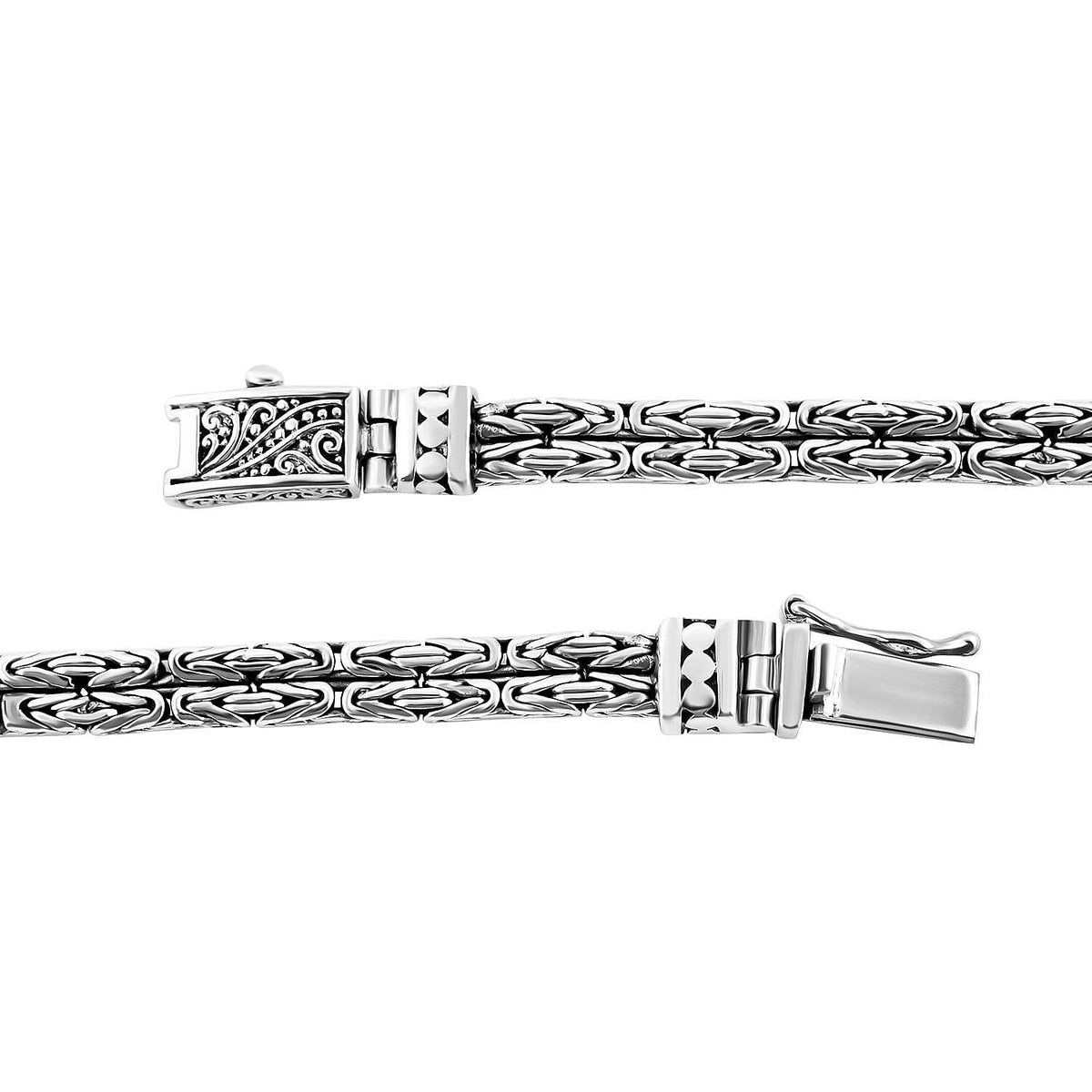 Sterling Silver Borobudur Bracelet (Size - 7),  Silver Wt. 20 Gms 7702665 4