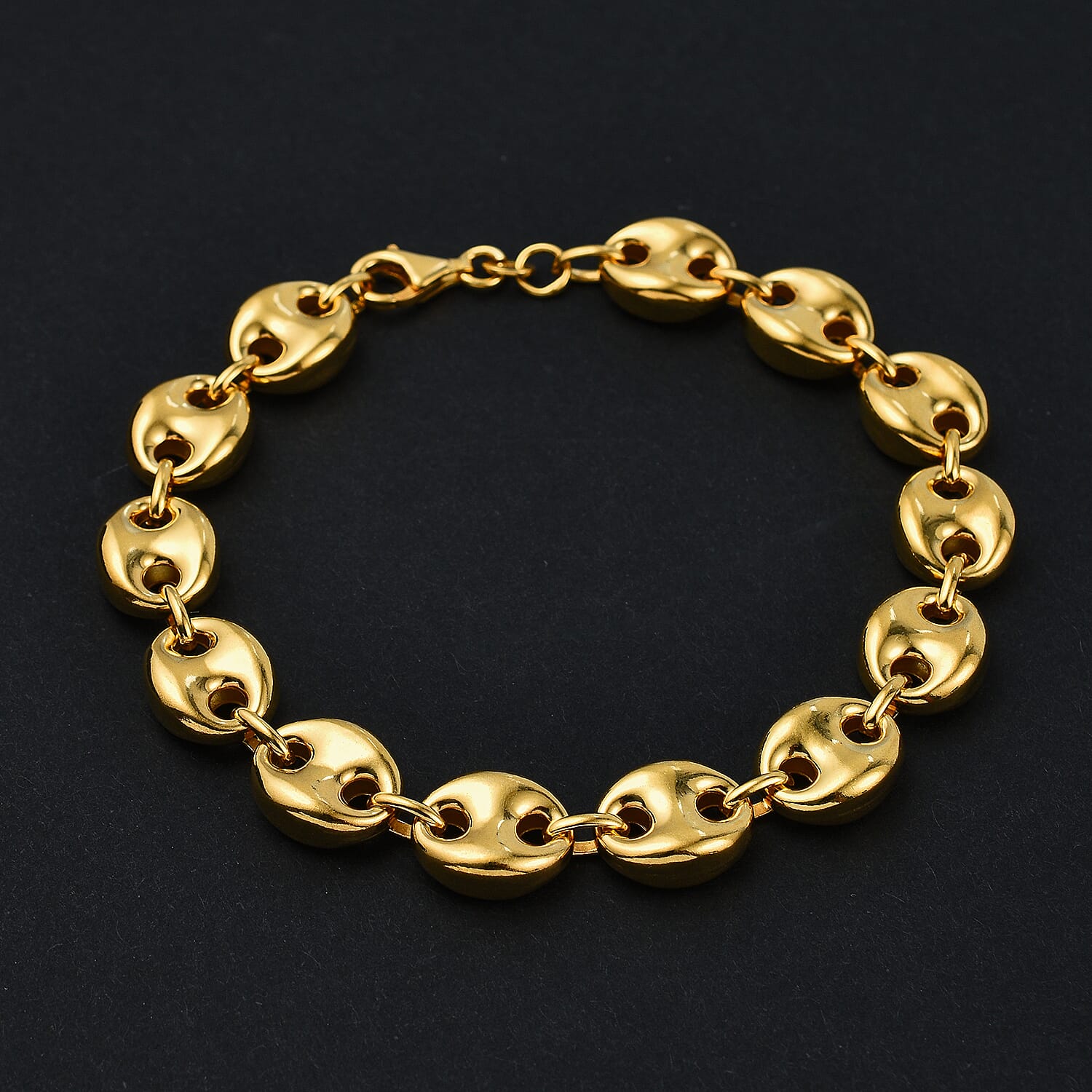 Mariner Bracelet in Yellow Gold Plated Sterling Silver (Size - 7), Silver Wt. 8.90 Gms 7657319 1