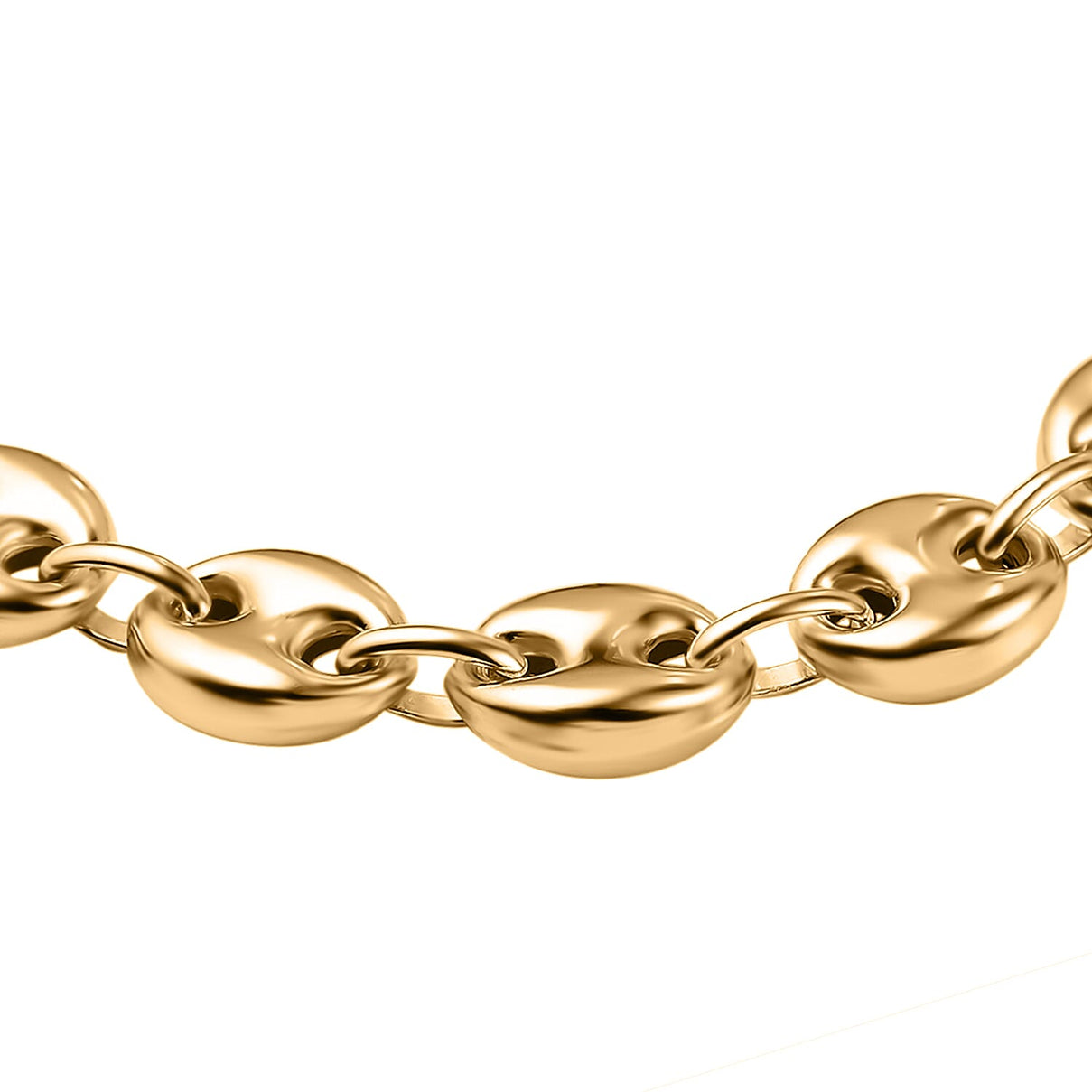 Mariner Bracelet in Yellow Gold Plated Sterling Silver (Size - 7), Silver Wt. 8.90 Gms 7657319 2